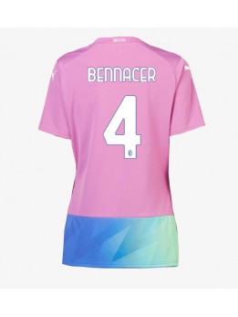 AC Milan Ismael Bennacer #4 Ausweichtrikot für Frauen 2023-24 Kurzarm